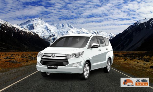 Innova Crysta on rent in Dehradun- Uk Hills Travels  - Taxi Services in Dehradun